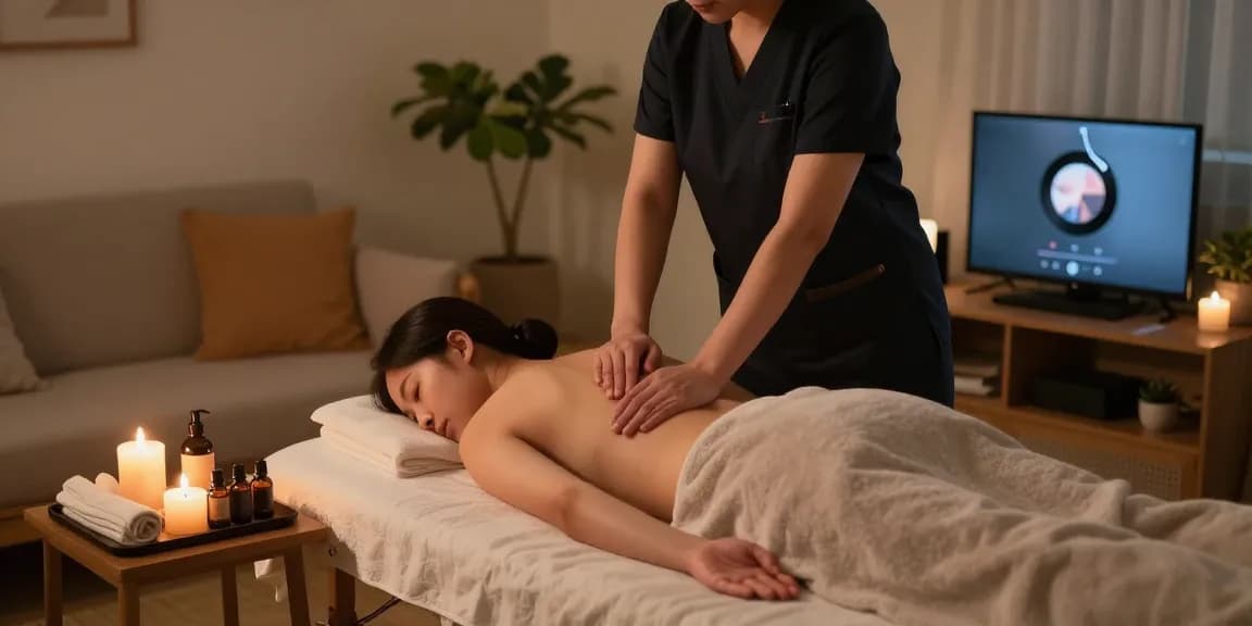 Experience a soothing 노원출장안마 session in a tranquil home massage setting.