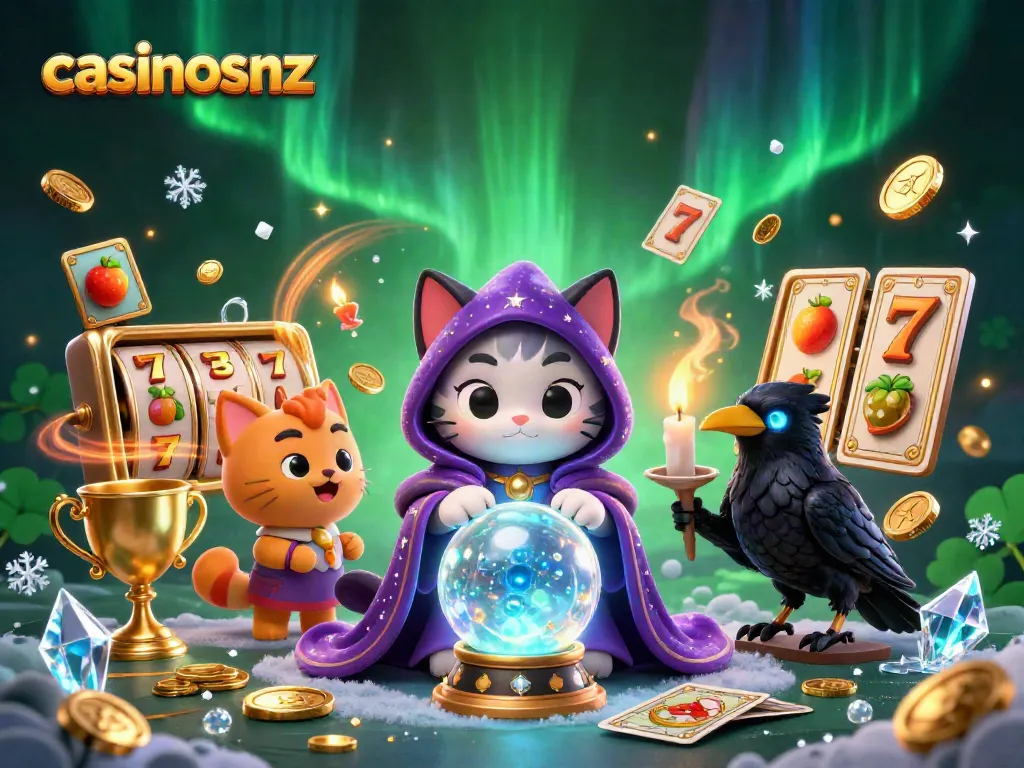 Engage with casinosnz: 3D mystic characters and slots bursting with energy and excitement.