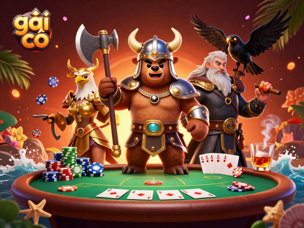 Engage in exhilarating gameplay with gái gọi at a vibrant poker table, showcasing tremendous winning potential.