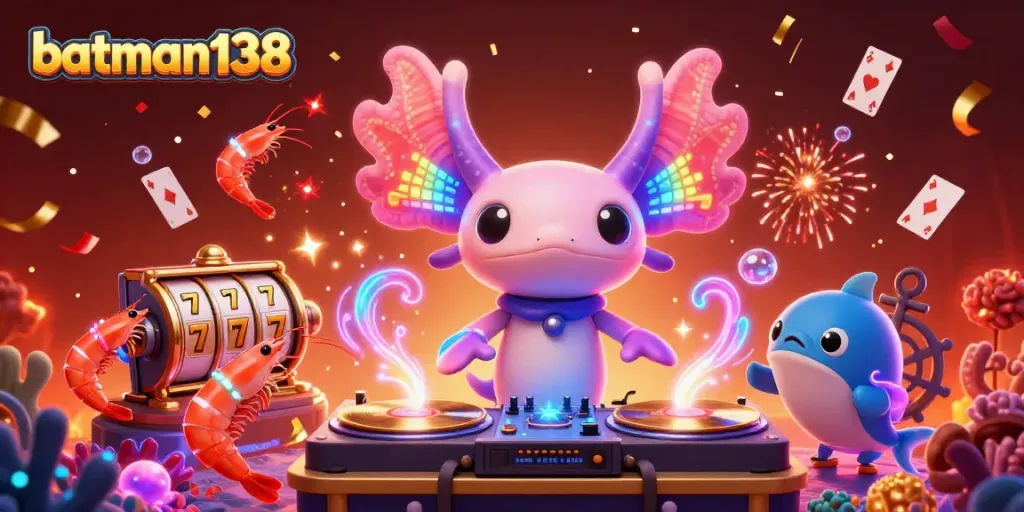 Experience vibrant gameplay with batman138’s exciting casino features, showcasing colorful slot machines and dynamic gaming elements.