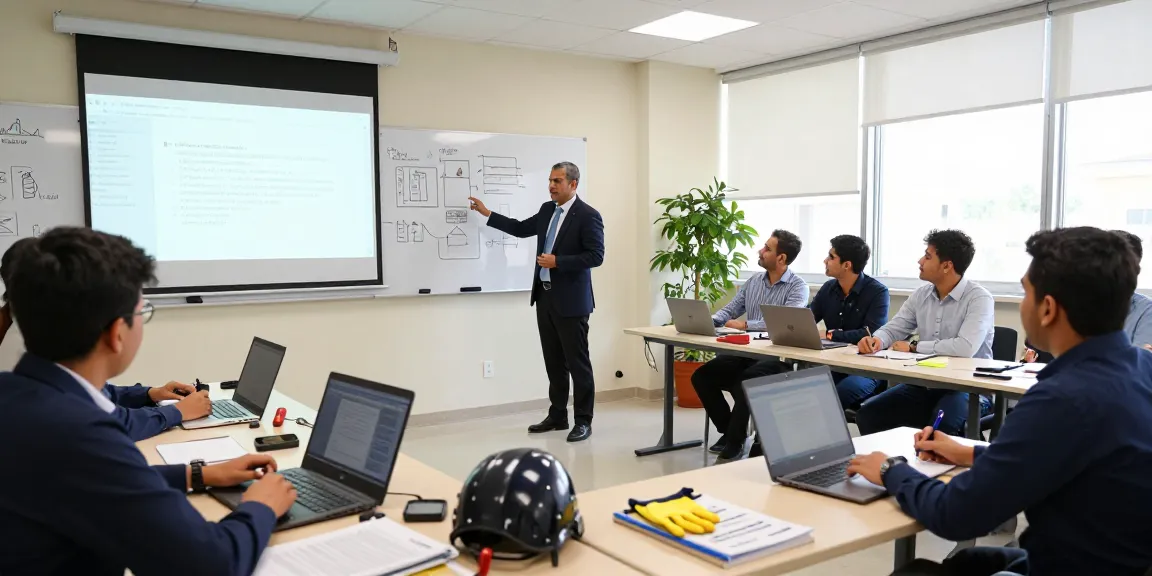 Training Institute Saudi Arabia offering interactive health and safety courses in a modern classroom environment.