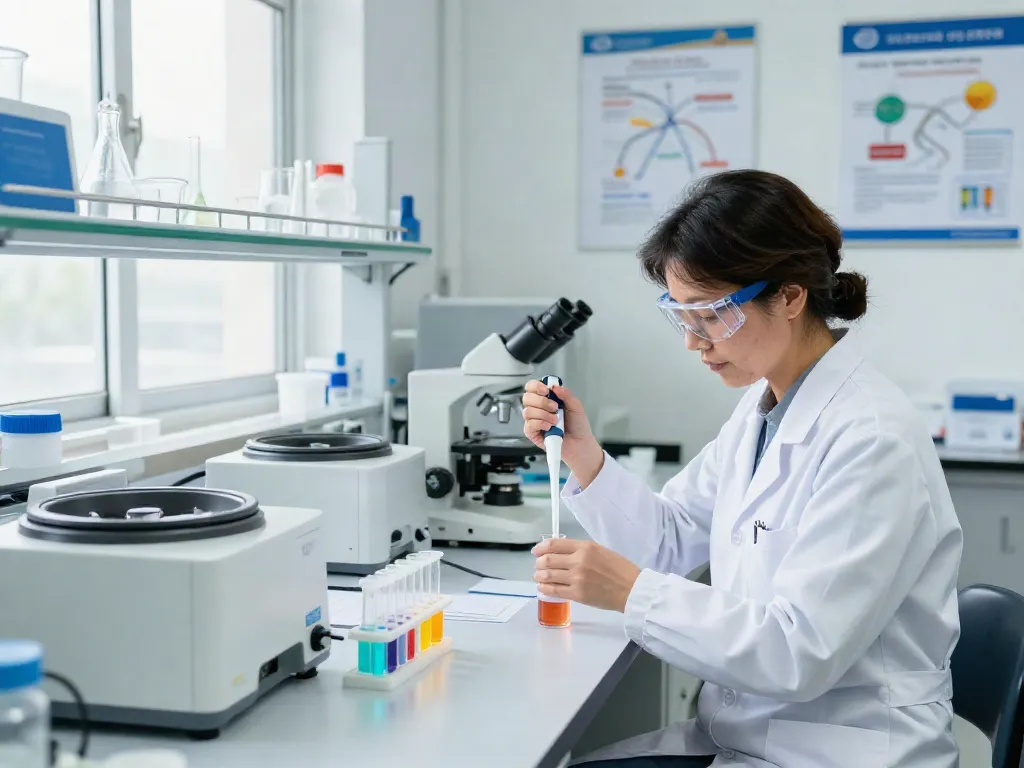 Best place to buy SLU-PP-332 peptide in a lab setting with researcher preparing samples.