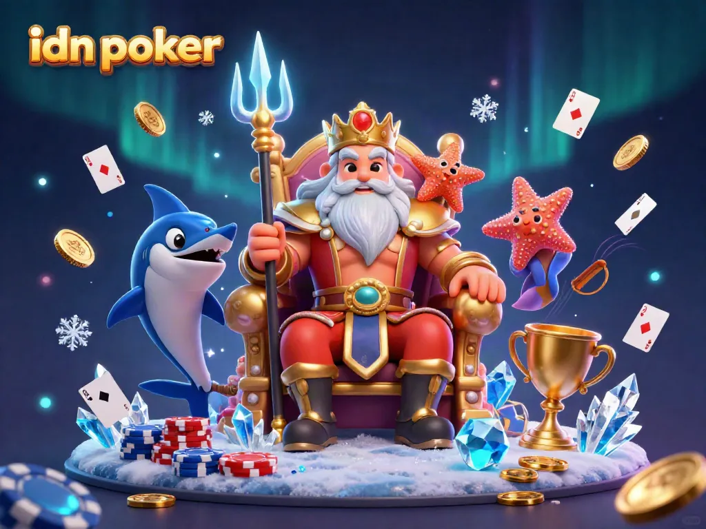 Engage in exciting idn poker action with vibrant characters and dynamic casino elements