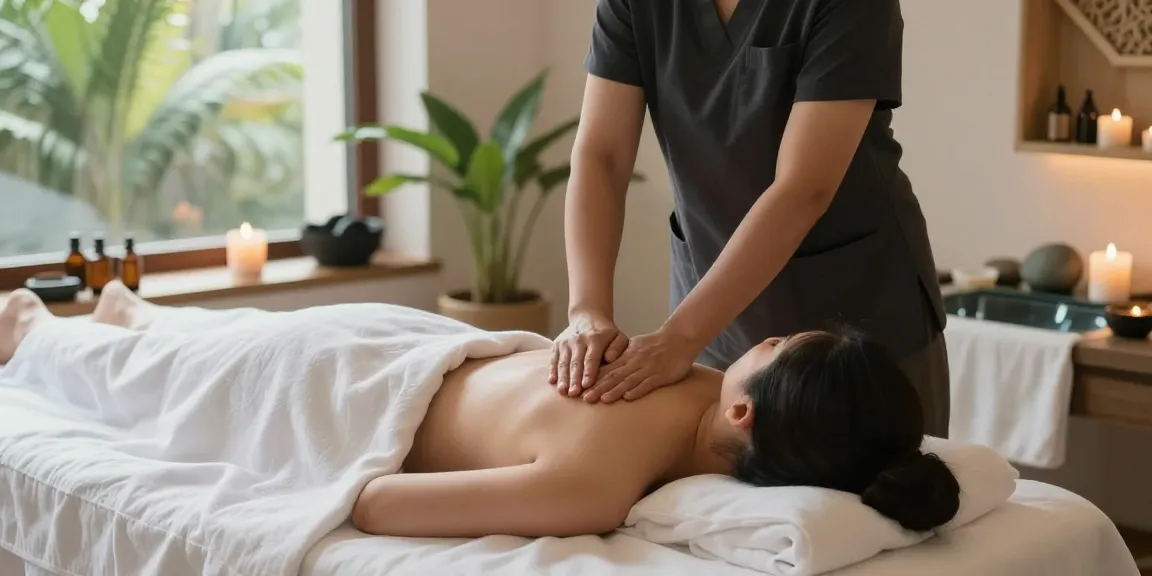 Experience serene 성북구출장안마 in a tranquil spa setting with soothing elements.