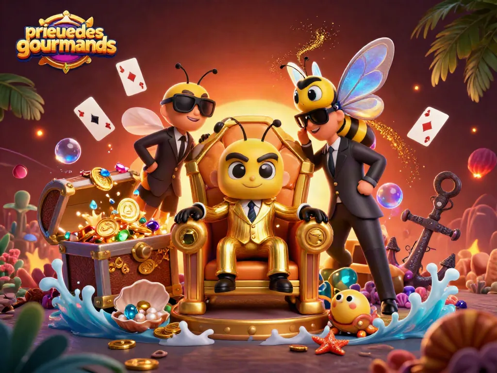 Experience the excitement of gaming at prieuredesgourmands with a bumblebee mob boss and dazzling treasures.