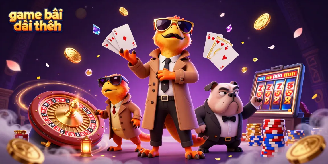 Engage in thrilling game bài đổi thưởng as raptors sneak into a VIP casino lounge.