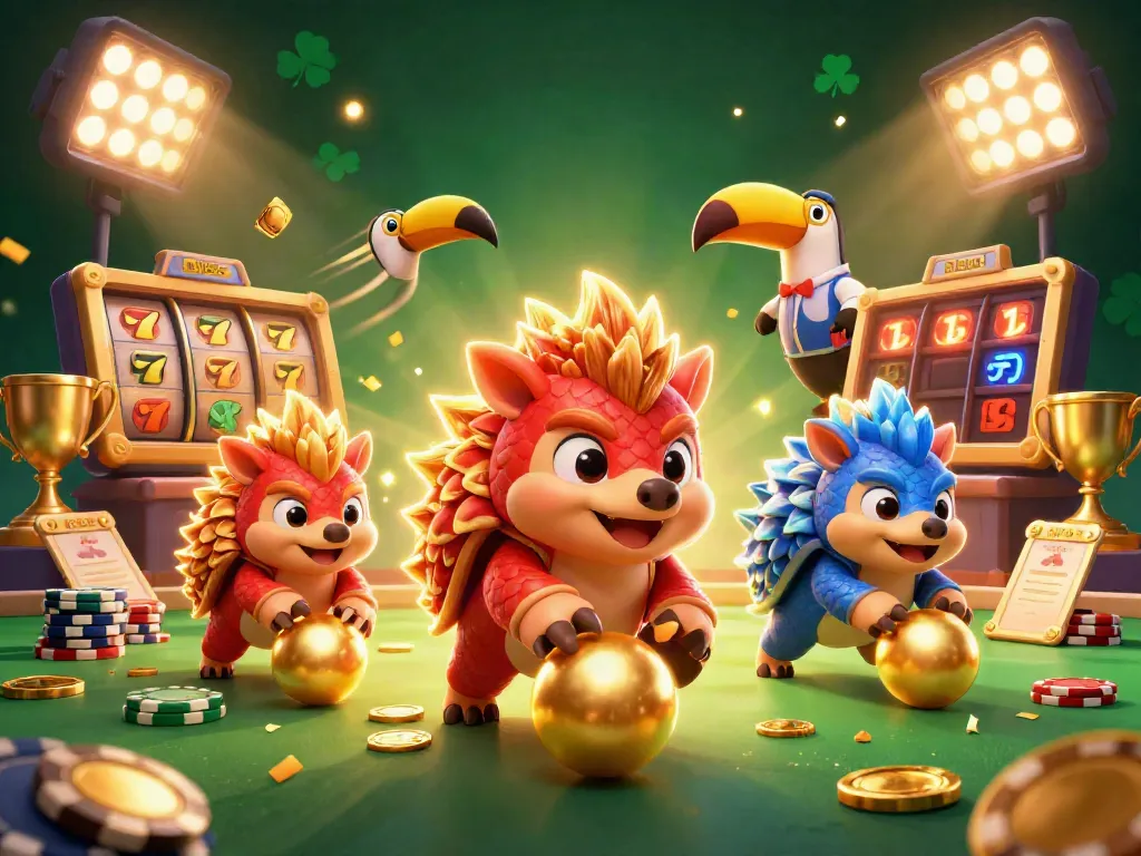Experience the exciting wild casino no deposit bonus with rival pangolins bowling through poker chips.
