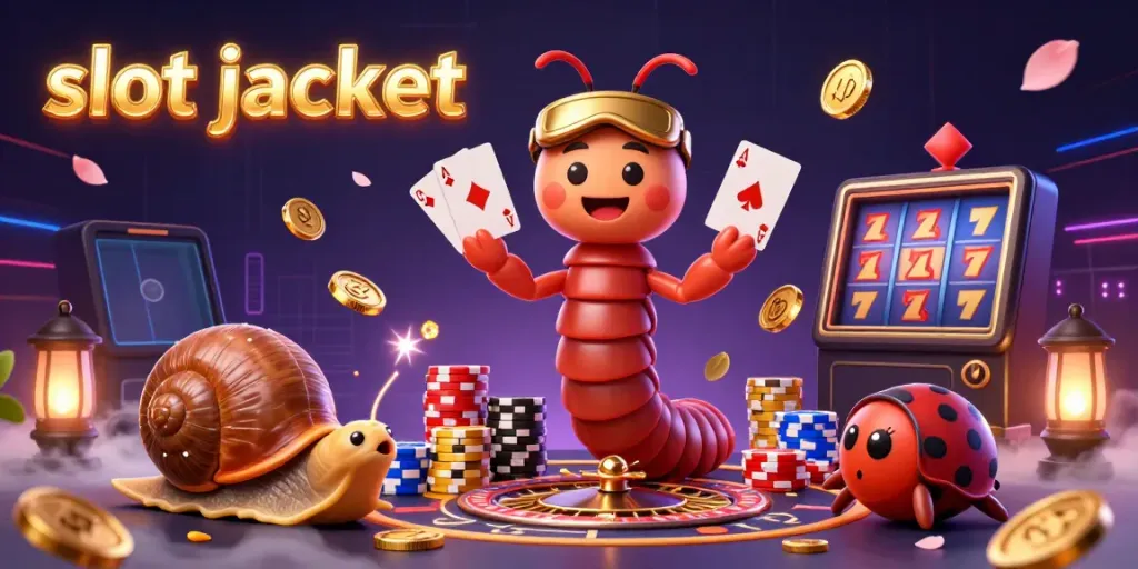 Experience the thrill of slot jackpot action with vibrant characters and casino elements in this dynamic scene.