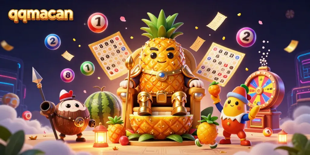 Experience the dazzling rewards at qqmacan with characters celebrating in a vibrant casino scene.