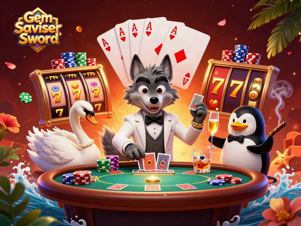 Spin to win with Gem Saviour Sword, a vibrant slot game featuring amusing characters and dynamic gameplay.
