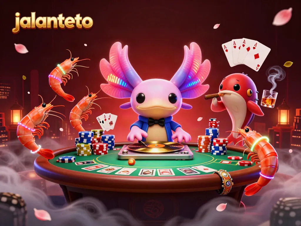 JALANTOTO memberikan pengalaman bermain dengan DJ axolotl dan suasana kasino yang cerah.
