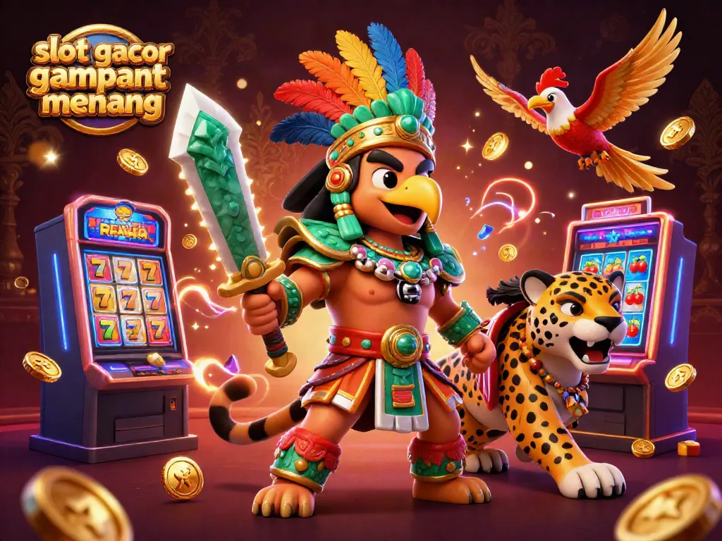 Experience the thrill of slot gacor gampang menang with vibrant 3D characters and casino elements!