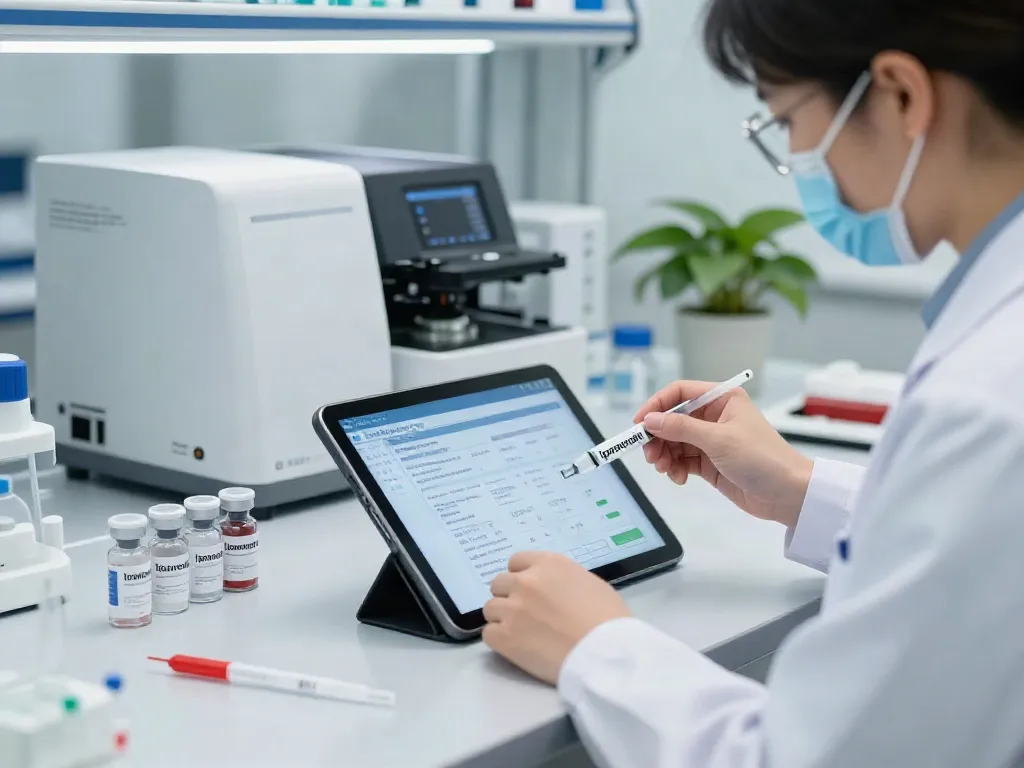 Buy Ipamorelin online in a laboratory with quality assurance analysis.