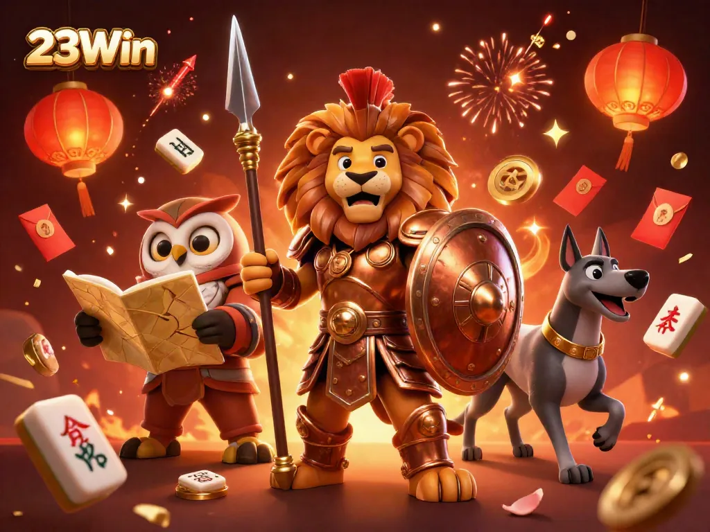 Experience thrilling betting moments with 23Win in an energetic casino celebration.