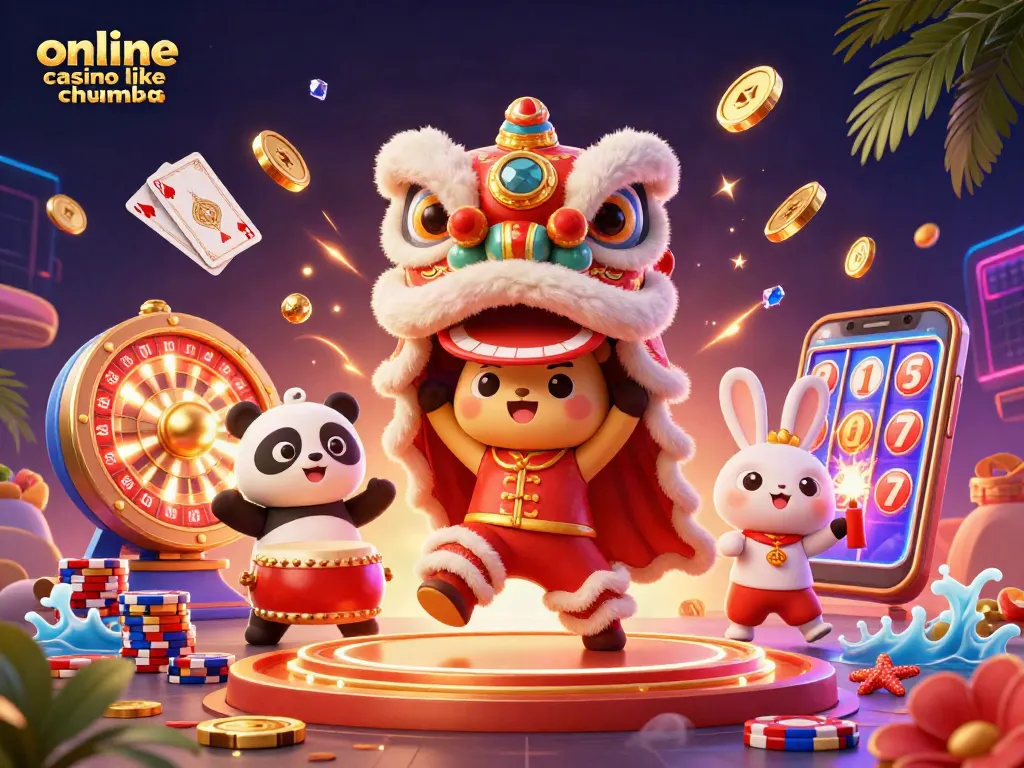 Play casino games at an online casino like Chumba with exciting elements and vibrant action.